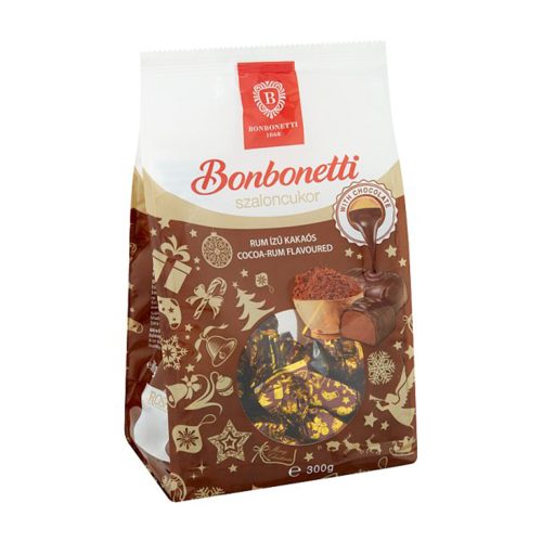 Bonbonetti Szaloncukor rum ízű tejbevonóval - 300g