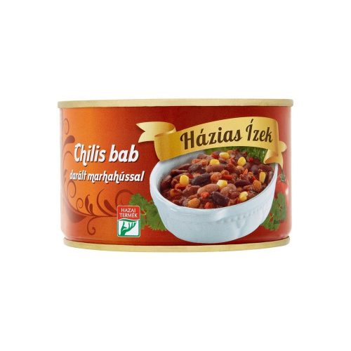 SZEPA Házias Chilis bab darált marhahússal tépőzáras - 400g