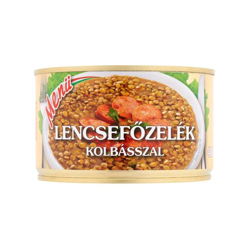 SZEPA Menü Lencsefőzelék kolbásszal tépőzáras - 400g