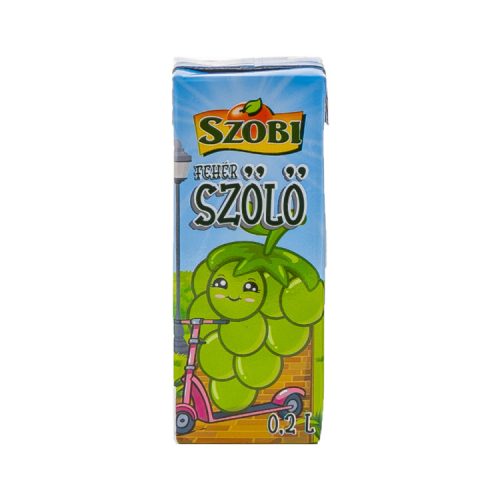 Szobi fehérszőlő ízű üdítőital 12% - 200ml