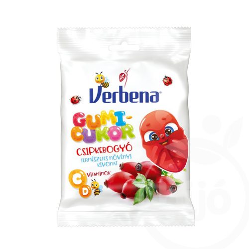 Verbena gumicukor csipkebogyó - 90 g