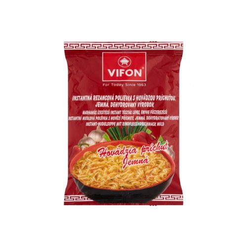 Vifon marha ízesítésű instant tésztás leves - 60g