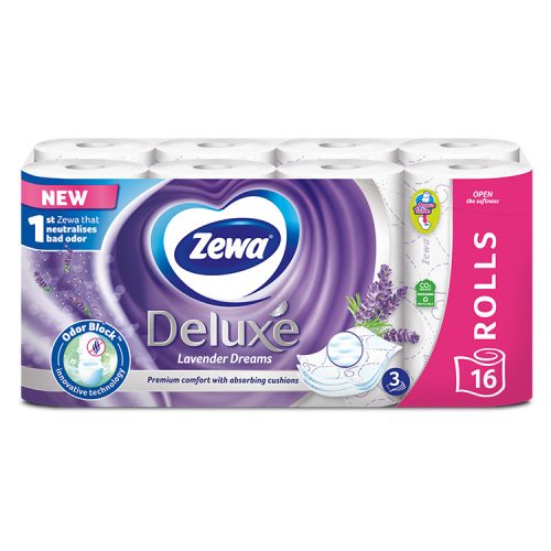Zewa Deluxe Lavender Dream (levendula) 3 rétegű toalettpapír 16 tekercs