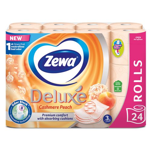 Zewa Deluxe Cashmere Peach (barack) 3 rétegű toalettpapír 24 tekercs
