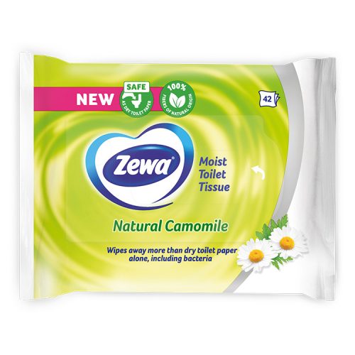 Zewa Camomile (kamilla) nedves toalettpapír - 42 db