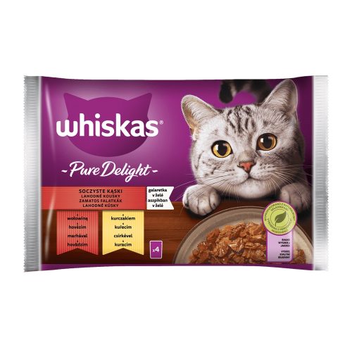 Whiskas alutasakos húsos menü Casserole 4*85g  - 340g