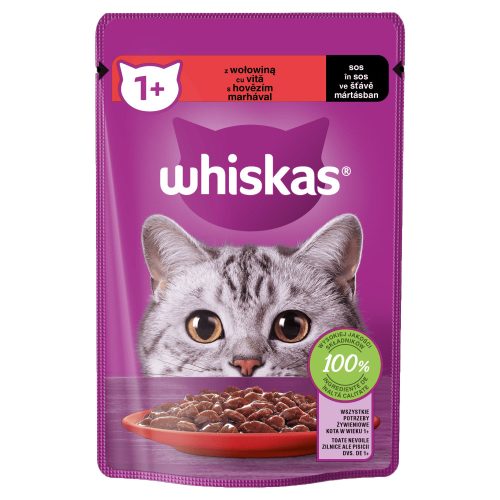 Whiskas alutasakos marha ízű - 85g