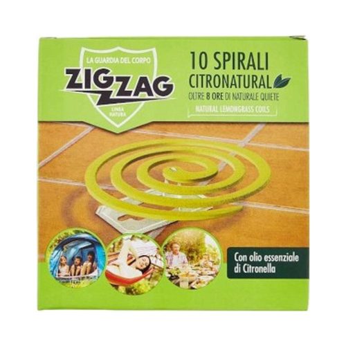 Zigzag citronella spirál - 10db