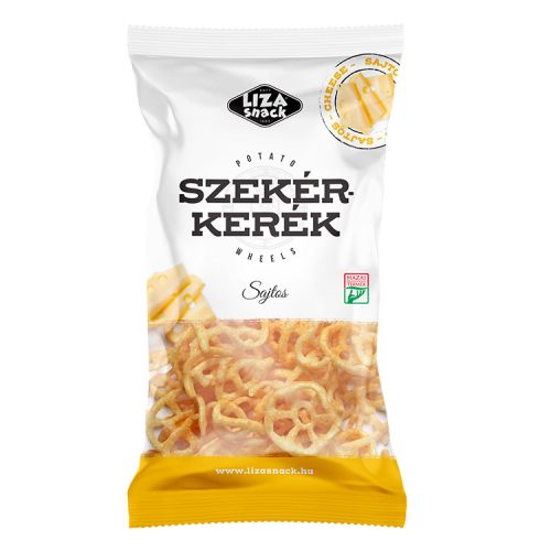 Liza Burgonyaszirom Szekérkerék sajtos - 40g