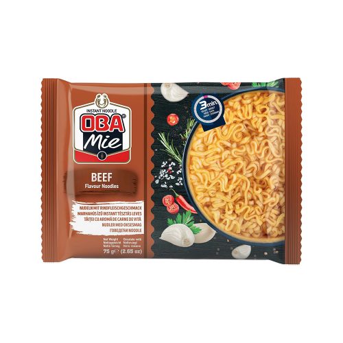 OBA MIE Instant leves marha ízű - 75g