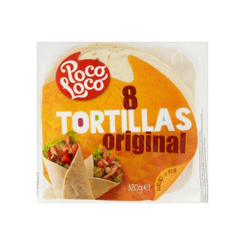 Poco Loco original lágy tortilla 8db 320g