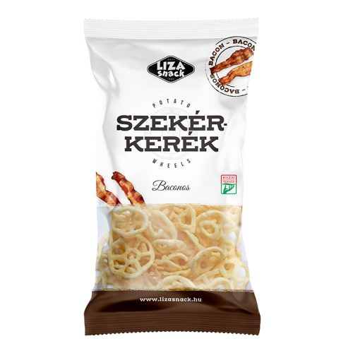 Liza Burgonyaszirom Szekérkerék baconos - 40 g