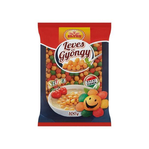 Elyon levesgyöngy színes - 100g