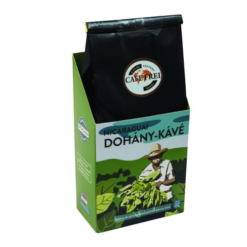 Cafe Frei nicaraguai dohány-kávé almával, pörkölt szemes kávé 125g