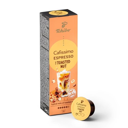 Tchibo Cafissimo Espresso mogyoró és keksz kávékapszula 10x7g - 70g