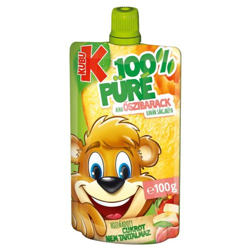 KUBU PÜRÉ őszibarack 100g