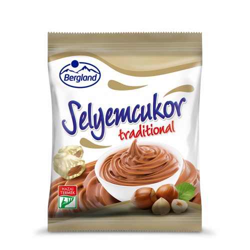 Bergland selyemcukor, töltött keménycukorka - 70 g