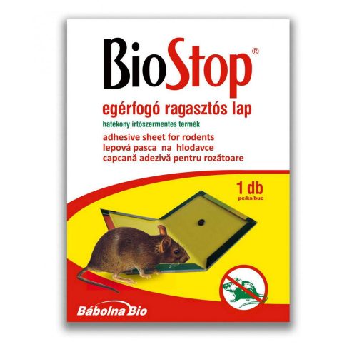 Biostop egérfogó ragasz.lap - 117 g