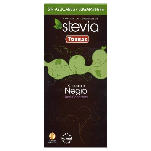 Torras étcsokoládé hozáadott cukor nélkül stevia édesítőszerrel - 100 g
