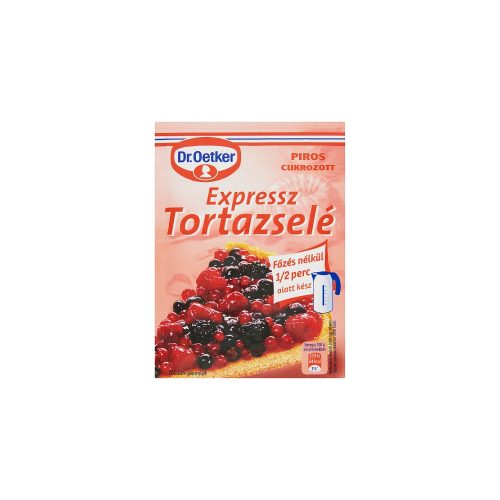 Dr.Oetker tortazselé express piros - 50 g