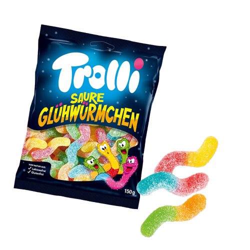 Gumicukor Trolli savanyú giliszta - 100 g