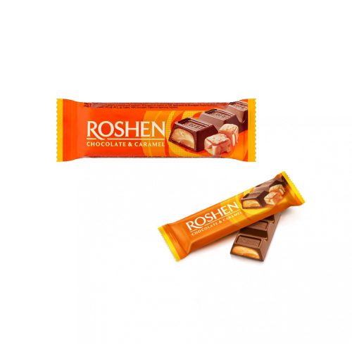 Roshen szelet tejcsokoládé karamellás - 30 g