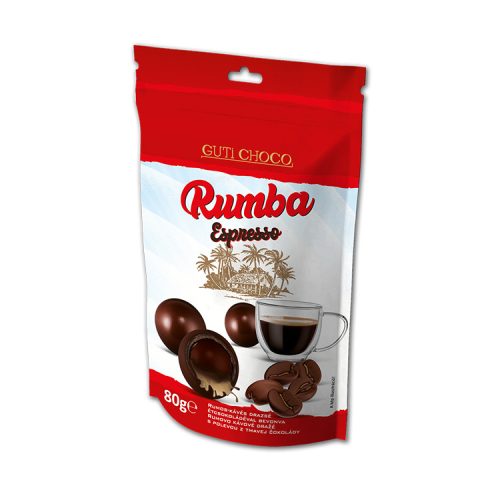 Rumba rumos-kávés drazsé étcsokival bevonva - 80 g