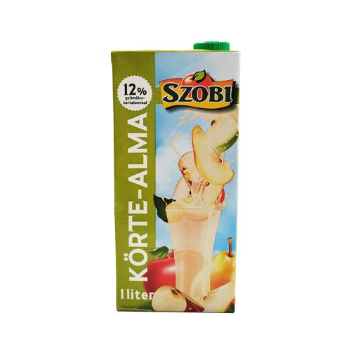 Szobi üdítő körte-alma 12% - 1000 ml