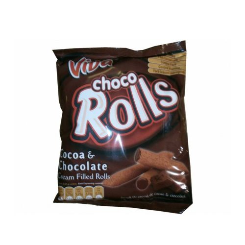 Viva Choco Rolls csokival töltött gabonapálcika - 100 g