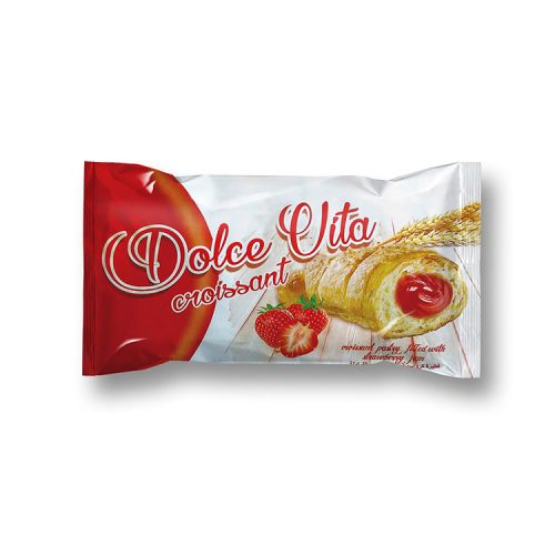 Dolce Vita Croissant eper ízű krémmel - 50 g