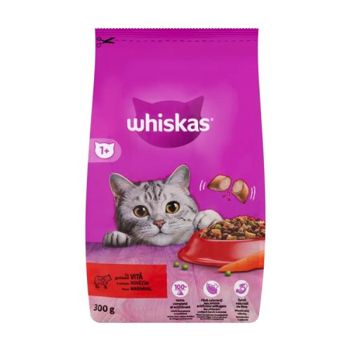 Whiskas száraz marha 300g