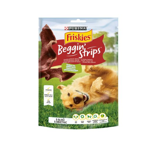 FRISKIES beggin strips bacon kutya jutalomfalat 120g