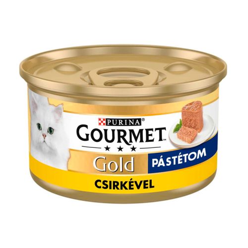 GOURMET GOLD pástétom csirkével nedves macskaeledel 85g