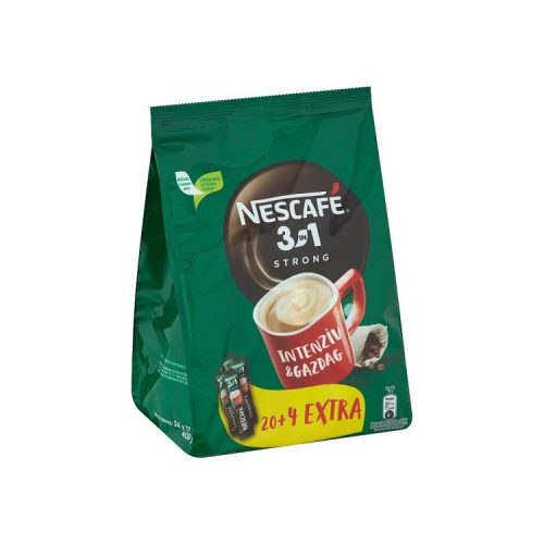 Nescafé 3in1 Strong azonnal oldódó kávéspecialitás 24 x 17 g (408 g)
