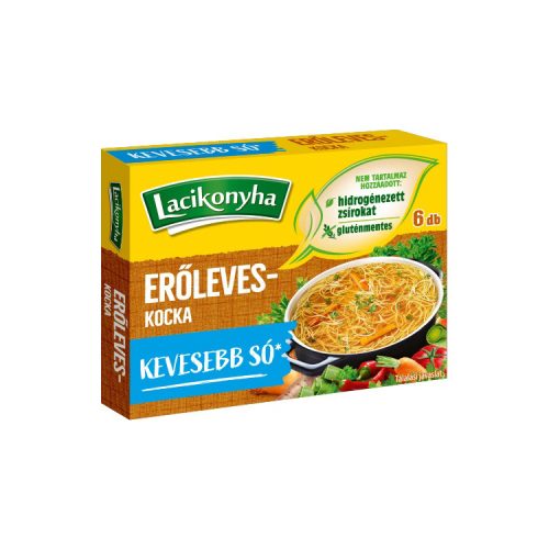 Lacikonyha erőleves kocka sócsökkentett - 60g