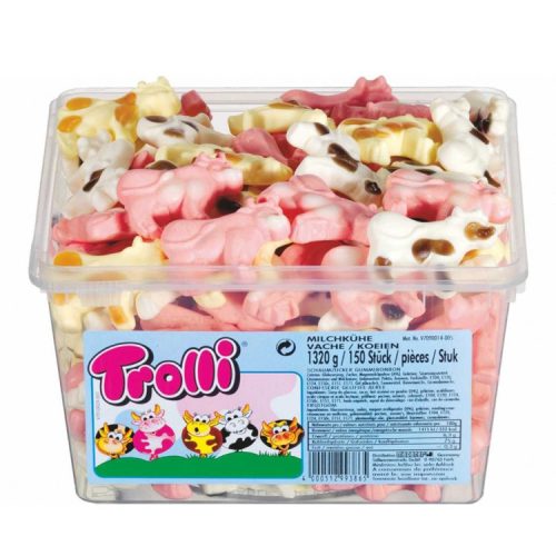 Trolli tehén gumicukor tégelyben (150x8,8g) - 1320g