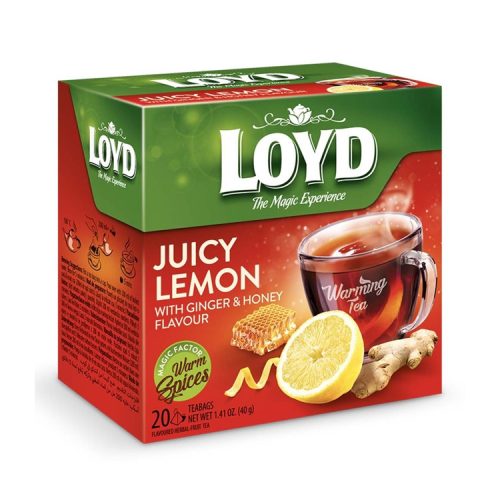 Loyd piramis HOT tea gyömbér-citrom-méz 40g