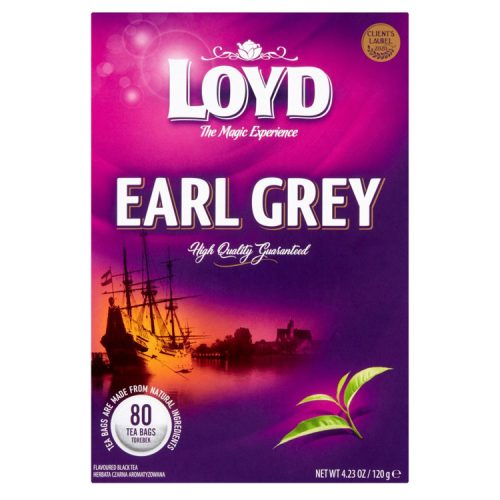 Loyd tea Earl Grey 80 filteres 120g