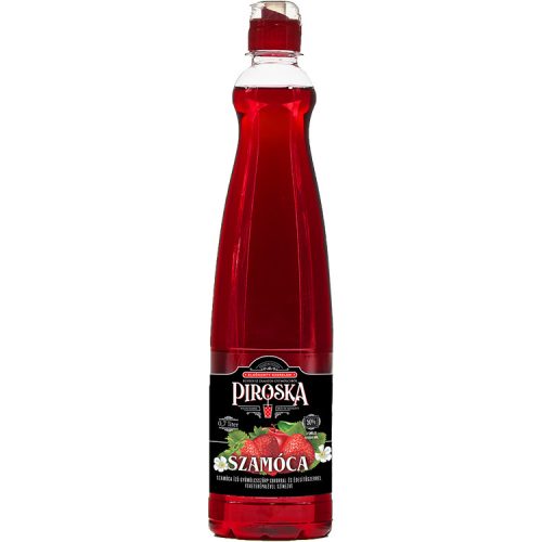 Piroska szamóca ízű gyümölcsszörp - 700 ml