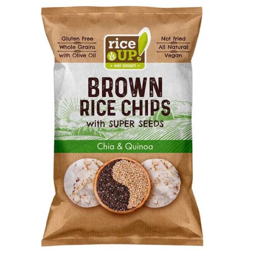 Rice Up rizs chips chia & quinoa ízű - 60g