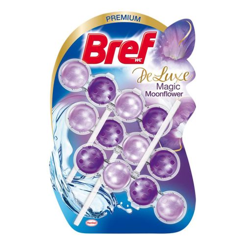 Bref DeLuxe WC frissítő Magic Moonflower - 3x50g