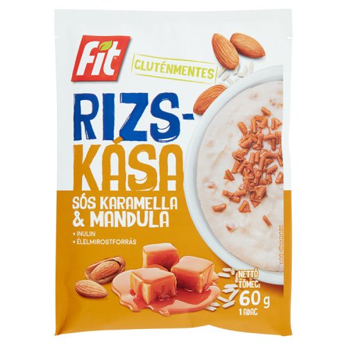 Fit rizskása sós karamella & mandula gluténmentes - 60 g