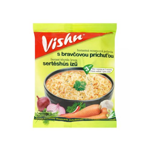 VISHU sertéshús ízű instant tészta leves - 60g
