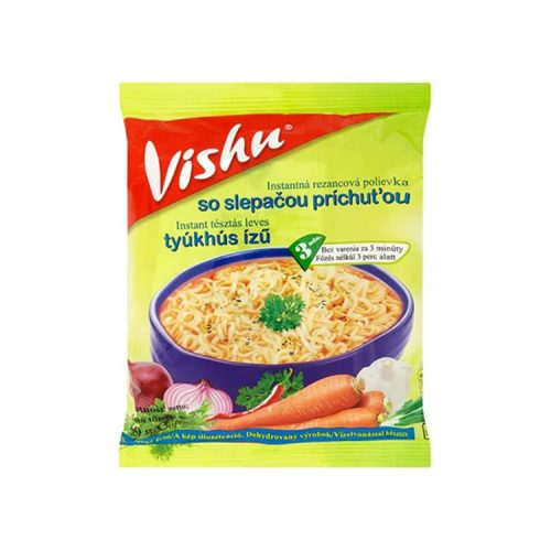 VISHU tyúkhús ízű instant tészta leves - 60g