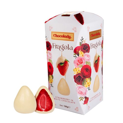 Chocolady Fragola fehér csokoládés - 120g