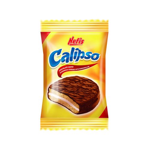 NEFIS Calipso csokoládé bevonatú szendvics keksz pill. tölt.	 - 20g