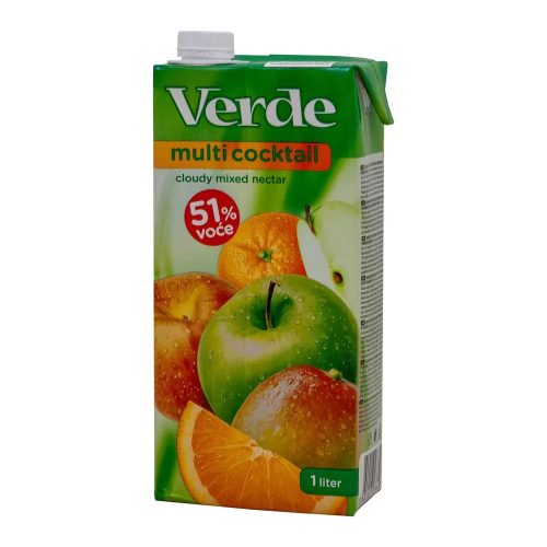 Verde alma-mangó-őszibarack-narancs nektár 51% - 1l