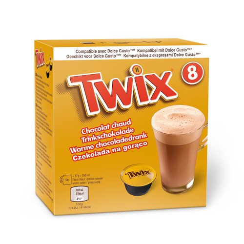 Twix forrócsokoládé kapszula 8x15g - 120 g