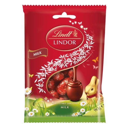 Lindor Milk Egg tejcsokoládé tojás zacskóban - 90g