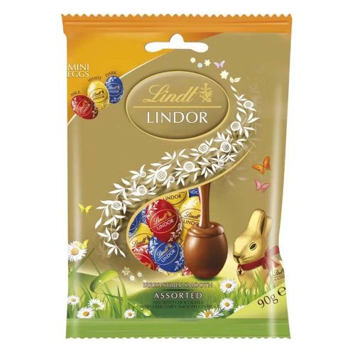 Lindor Assorted Egg vegyes tojás zacskóban - 90g